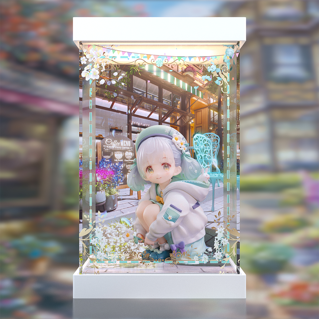 EKUAZ Studio 1/12 『イカゲーム』EKS08 ゲームガードII 塗装