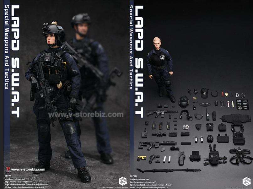 1/6 12インチ ロサンゼルスSWAT特殊部隊カスタムフィギュア CS119 Amazon.co.jp: 全身フル稼働! 1/6サイズ 超精巧 ミリタリーフィギュア