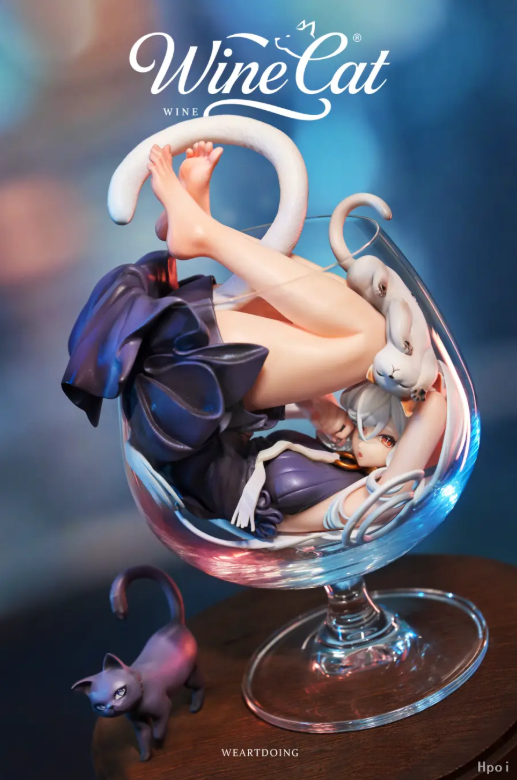 フィギュア専門店 -ソダチトイズ / 予約 WeArtDoing 杯中猫女 ワイン