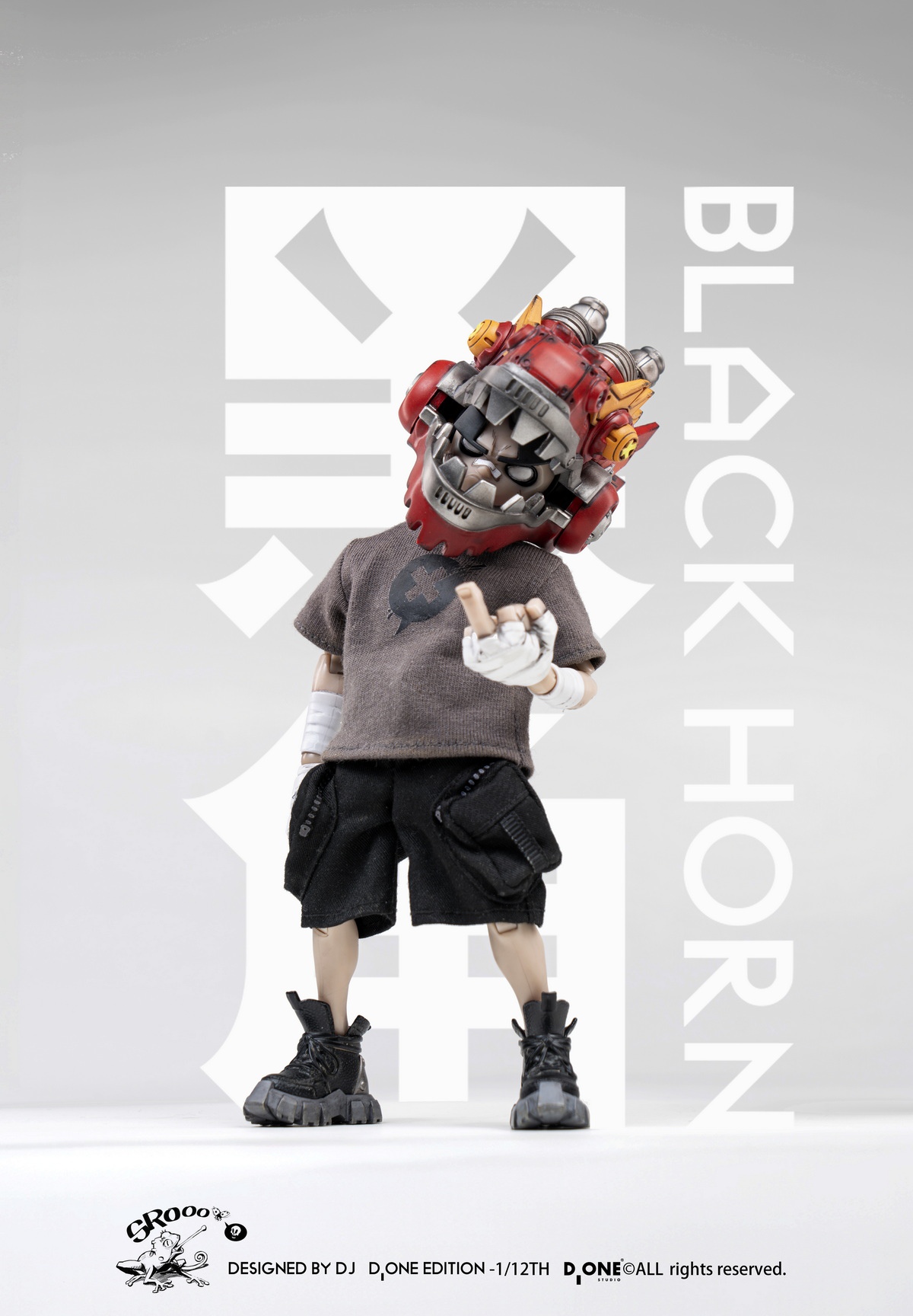D One Studio Black Horn figure unboxing and review - YouTube