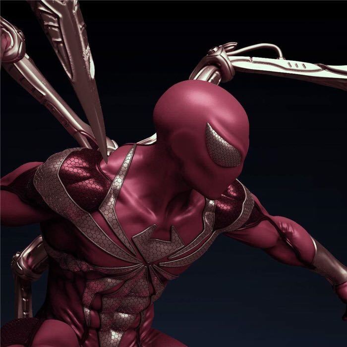 スパイダーマン アイアンスパイダー アイアンスタジオ スタチュー　フィギュア フィギュア専門店 -ソダチトイズ / RCBStudios スパイダーマン