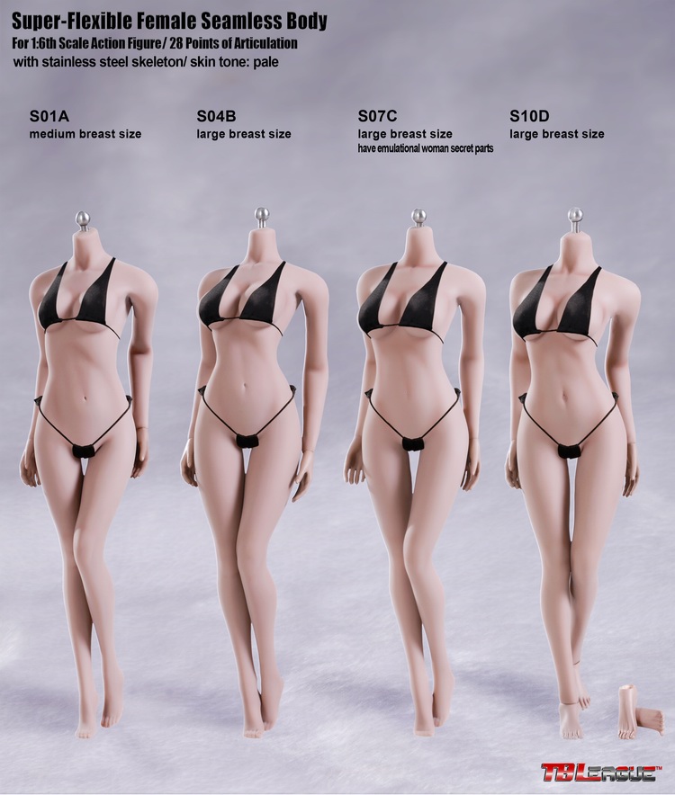 Amazon.co.jp: A7 16スケール PHICENファイセン素体対応 女性