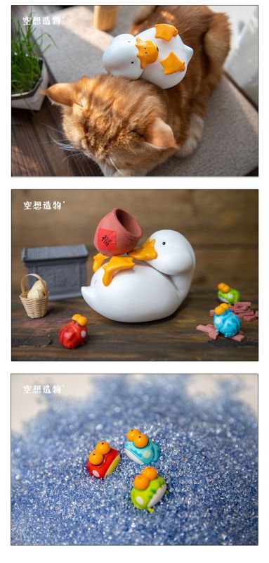 フィギュア専門店 -ソダチトイズ / 空想造物 ダックと かえる