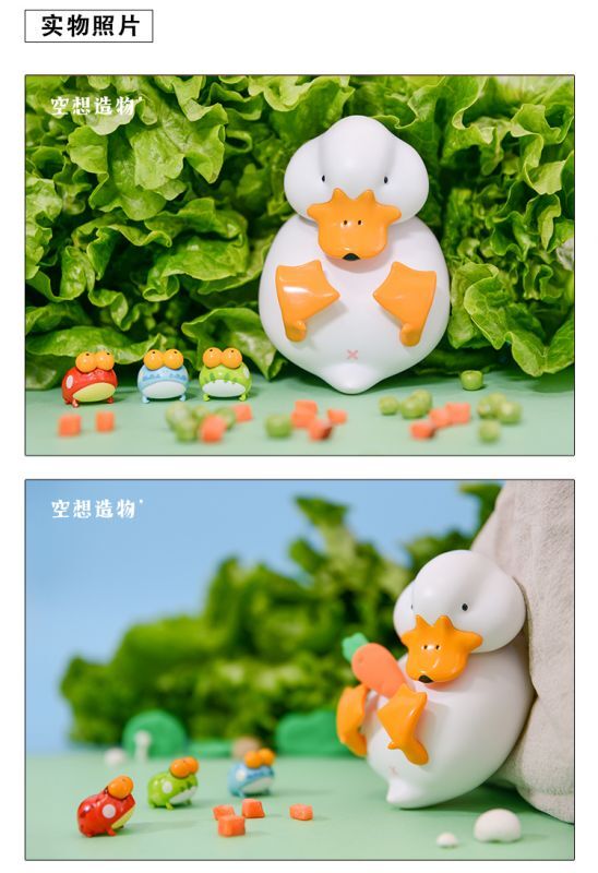【新品未開封・送料無料】 フィギュア専門店 -ソダチトイズ / 空想造物 ダックと かえる その他