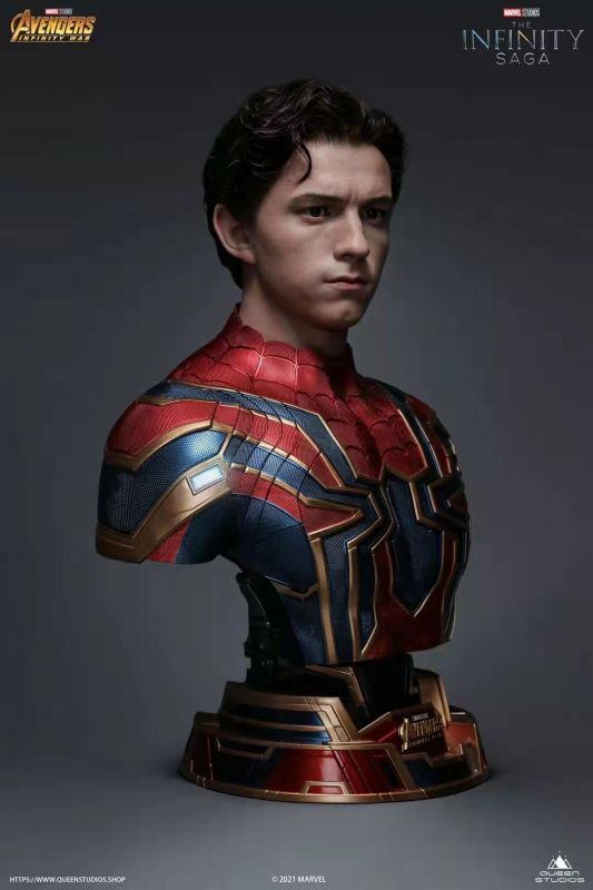 Queen Studios アベンジャーズ アイアン・スパイダー ライフサイズ