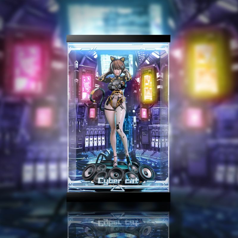 フィギュア専門店 -ソダチトイズ / Cyber Cat 専用 展示ケース