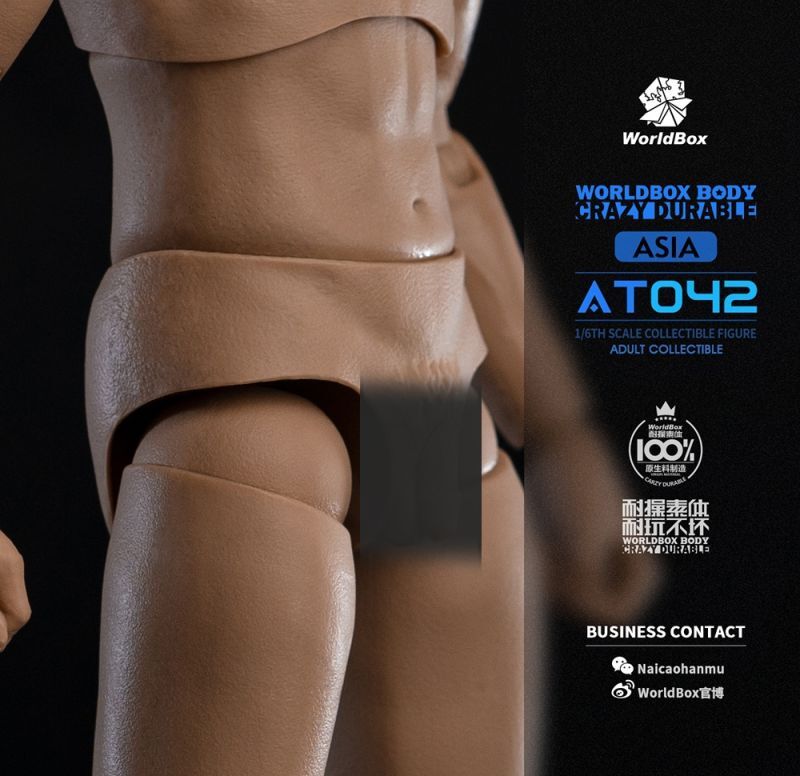 Amazon | HiPlay WorldBox 1/6 男性 フィギュア ボディ アジア