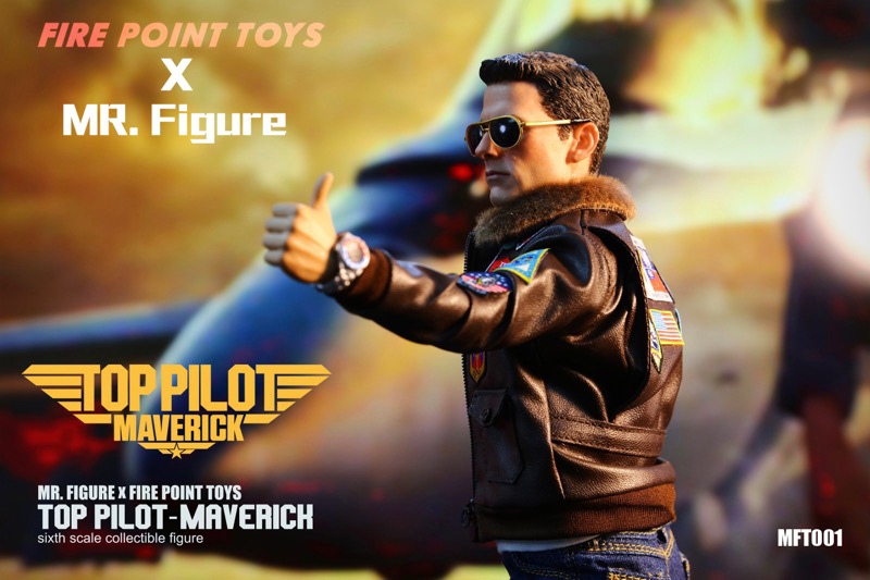 FIRE POINT TOYS X MR.FIGURE Top Pilot Maverick 1/6 Scale