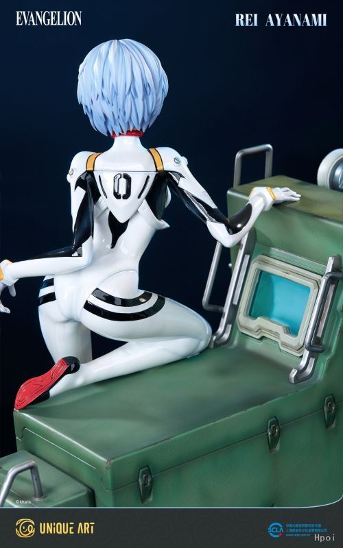 新世紀エヴァンゲリオン 綾波レイ 1/4 ソフビ完成品 SEGA✦未