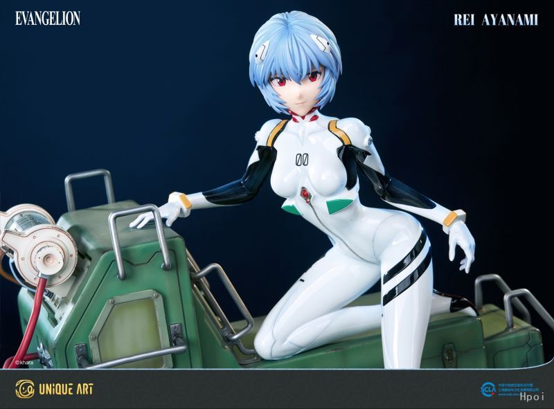 新世紀エヴァンゲリオン 綾波レイ 1/4 ソフビ完成品 SEGA✦未