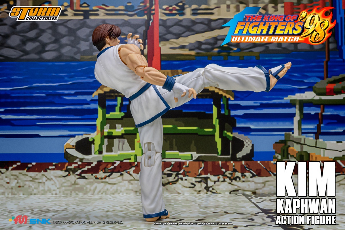 HiPlay Storm Toys The King Of Fighters '98 - Kim Kaphwan Action Figure SKKF16, Collezionabile
